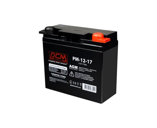 Батарея к ИБП Powercom 12В 17Ah (PM-12-17), изображение 2 Батарея к ИБП Powercom 12В 17Ah (PM-12-17), изображение 2