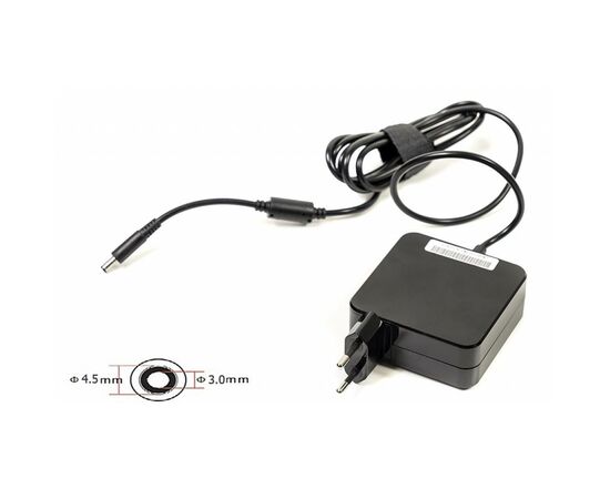 Блок питания к ноутбуку PowerPlant DELL 220V, 19.5V 65W 3.34A (4.5*3.0) wall mount (WM-DL65G4530)