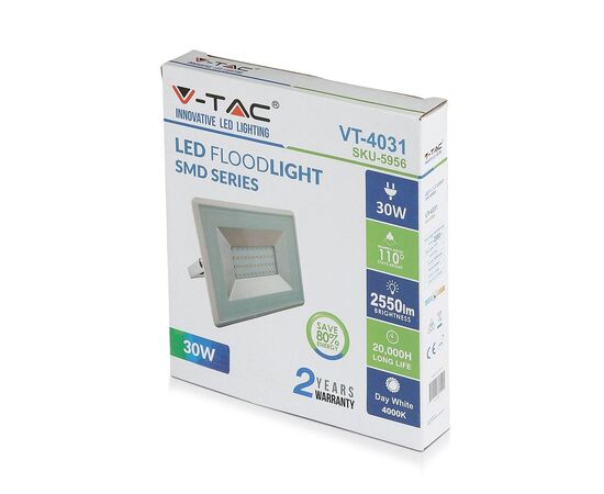 Прожектор V-TAC LED 30W, SKU-5956, E-series, 230V, 4000К (3800157625494), изображение 10 Прожектор V-TAC LED 30W, SKU-5956, E-series, 230V, 4000К (3800157625494), изображение 10