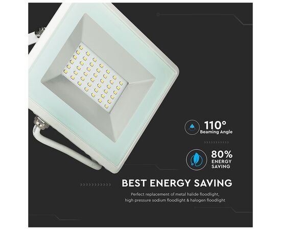 Прожектор V-TAC LED 30W, SKU-5956, E-series, 230V, 4000К (3800157625494), изображение 7 Прожектор V-TAC LED 30W, SKU-5956, E-series, 230V, 4000К (3800157625494), изображение 7