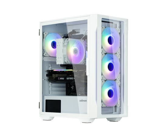 Корпус Zalman I3 Neo TG White (I3NEOTGWHITE), зображення 5 Корпус Zalman I3 Neo TG White (I3NEOTGWHITE), зображення 5