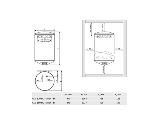 Бойлер Tesy 304903, изображение 4 Бойлер Tesy 304903, изображение 4