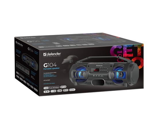 Акустическая система Defender G104 12W Black (65104), изображение 4 Акустическая система Defender G104 12W Black (65104), изображение 4
