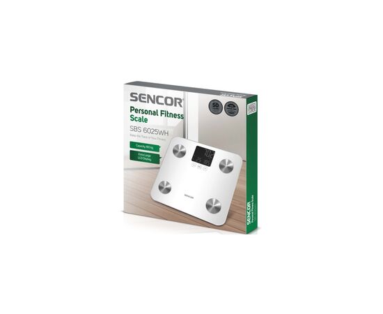 Весы напольные Sencor SBS6025WH, изображение 7 Весы напольные Sencor SBS6025WH, изображение 7