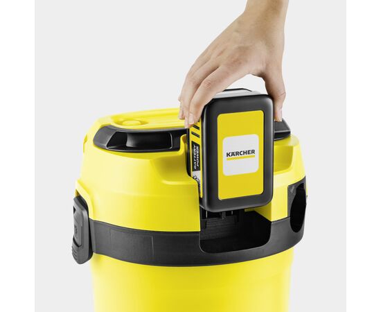 Пылесос строительный Karcher WD 3-18 17л, 18В, (без АКБ и ЗУ) (1.628-550.0), изображение 4 Пылесос строительный Karcher WD 3-18 17л, 18В, (без АКБ и ЗУ) (1.628-550.0), изображение 4