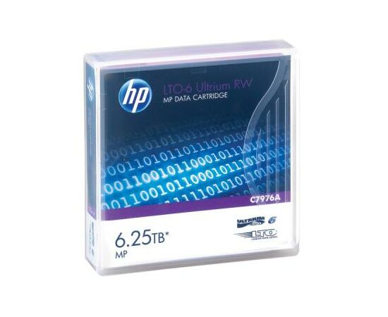 Дата-картридж HP LTO-6 Ultrium 6.25TB MP RW Data Cartridge (C7976A)