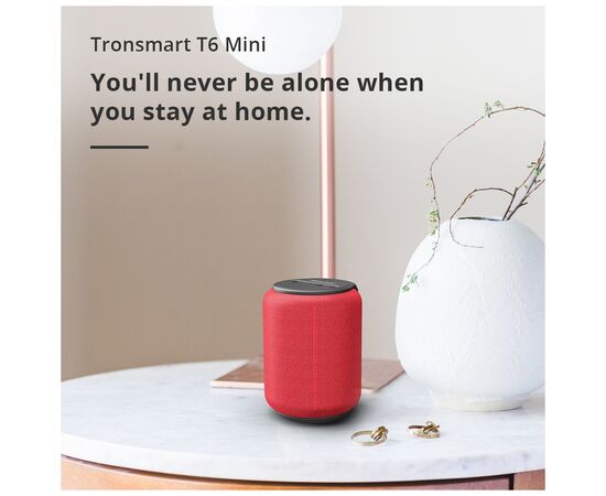 Акустическая система Tronsmart Element T6 Mini Red (366158), изображение 3 Акустическая система Tronsmart Element T6 Mini Red (366158), изображение 3