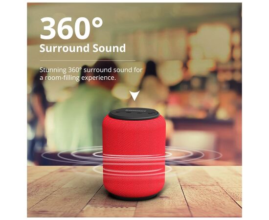 Акустическая система Tronsmart Element T6 Mini Red (366158), изображение 4 Акустическая система Tronsmart Element T6 Mini Red (366158), изображение 4