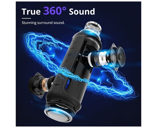 Акустическая система Tronsmart T6 Plus Upgraded Edition Red (367786), изображение 4 Акустическая система Tronsmart T6 Plus Upgraded Edition Red (367786), изображение 4