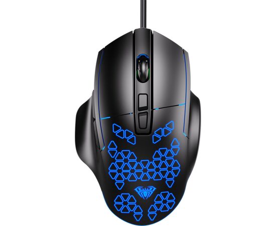 Мышка Aula F812 USB Black (6948391213132), изображение 2 Мышка Aula F812 USB Black (6948391213132), изображение 2