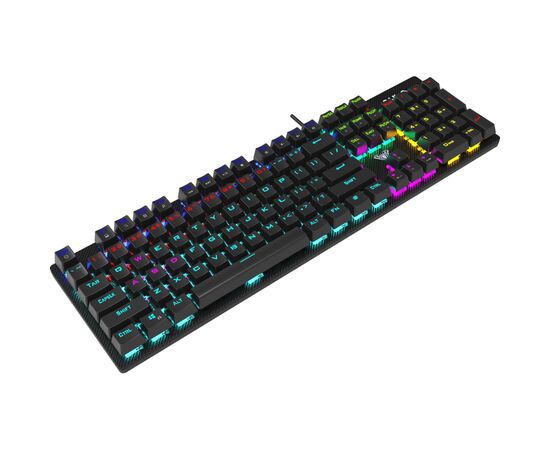 Клавиатура Aula S2022 Keycap KRGD Blue USB UA Black (6948391240527), изображение 6 Клавиатура Aula S2022 Keycap KRGD Blue USB UA Black (6948391240527), изображение 6