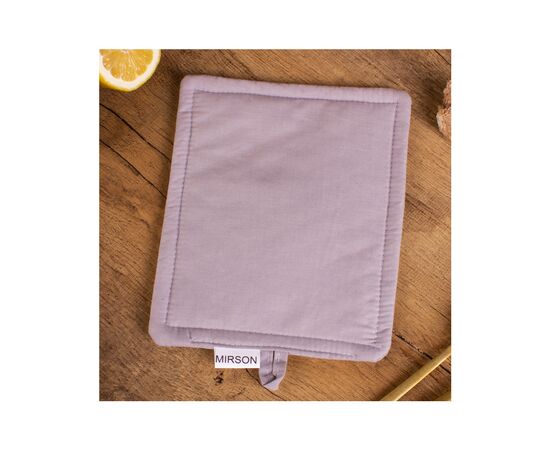 Кухонна прихватка MirSon Бязь 16-5703 Light Gray (2200006753599), зображення 2 Кухонна прихватка MirSon Бязь 16-5703 Light Gray (2200006753599), зображення 2
