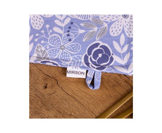Кухонна прихватка MirSon рогожа/напівпанама №203 - Blue flowers (2200006753896), зображення 3 Кухонна прихватка MirSon рогожа/напівпанама №203 - Blue flowers (2200006753896), зображення 3