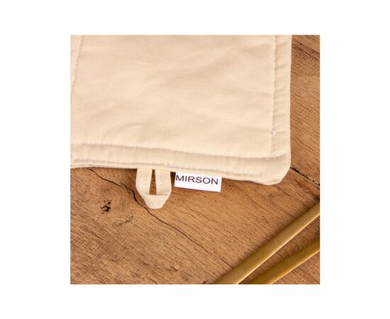 Кухонна прихватка MirSon рогожа/напівпанама №204 - Creamy (2200006753933), зображення 3 Кухонна прихватка MirSon рогожа/напівпанама №204 - Creamy (2200006753933), зображення 3