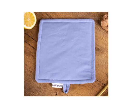 Кухонна прихватка MirSon рогожа/напівпанама №206 - Blue (2200006754015), зображення 2 Кухонна прихватка MirSon рогожа/напівпанама №206 - Blue (2200006754015), зображення 2