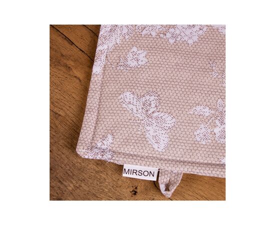 Кухонна прихватка MirSon рогожа/напівпанама №207 - Cream flowers (2200006754053), зображення 3 Кухонна прихватка MirSon рогожа/напівпанама №207 - Cream flowers (2200006754053), зображення 3