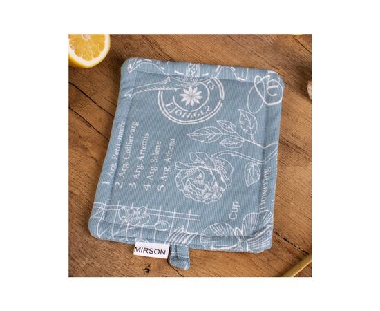 Кухонна прихватка MirSon рогожа/напівпанама №211 - Green birds (2200006754213), зображення 2 Кухонна прихватка MirSon рогожа/напівпанама №211 - Green birds (2200006754213), зображення 2