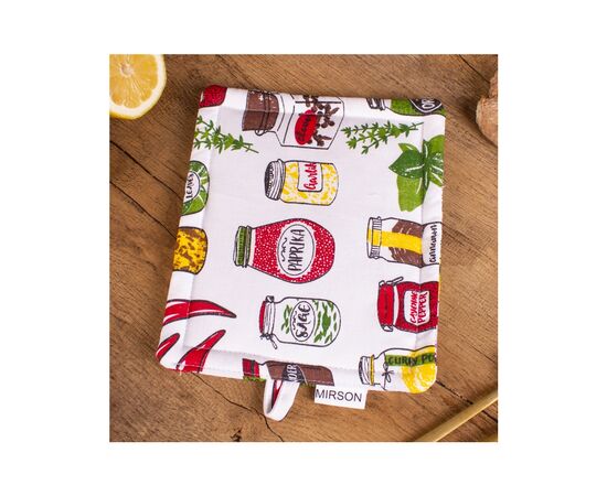 Кухонна прихватка MirSon рогожа/напівпанама №212 - Spices (2200006754251), зображення 2 Кухонна прихватка MirSon рогожа/напівпанама №212 - Spices (2200006754251), зображення 2