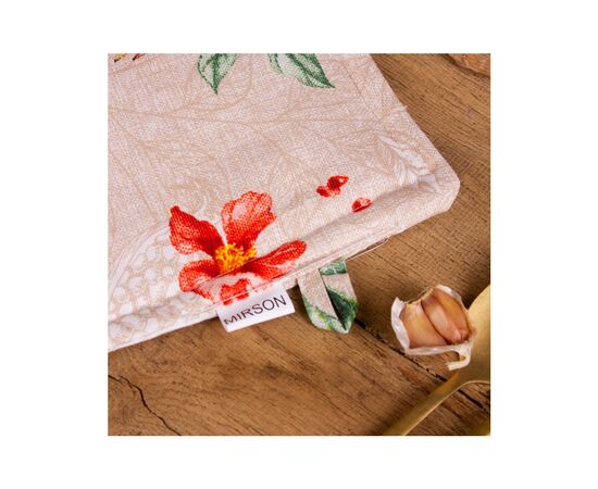 Кухонна прихватка MirSon рогожа/напівпанама №215 - Garnet (2200006754374), зображення 3 Кухонна прихватка MirSon рогожа/напівпанама №215 - Garnet (2200006754374), зображення 3