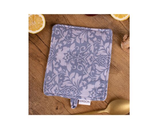 Кухонна прихватка MirSon рогожа/напівпанама №217 - Blue patterns (2200006754459), зображення 2 Кухонна прихватка MirSon рогожа/напівпанама №217 - Blue patterns (2200006754459), зображення 2