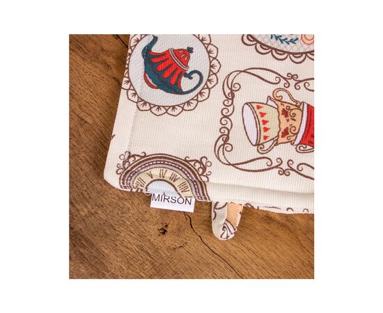 Кухонна прихватка MirSon рогожа/напівпанама №218 - Cream services (2200006754497), зображення 2 Кухонна прихватка MirSon рогожа/напівпанама №218 - Cream services (2200006754497), зображення 2