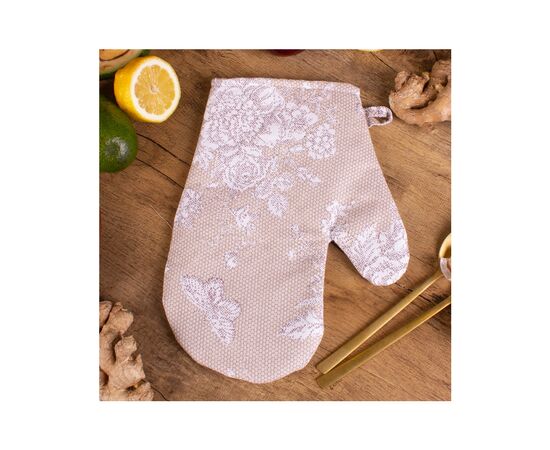 Кухонна прихватка MirSon рогожа/напівпанама №207 - Cream flowers (2200006754060), зображення 2 Кухонна прихватка MirSon рогожа/напівпанама №207 - Cream flowers (2200006754060), зображення 2