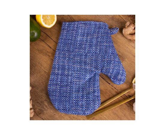 Кухонна прихватка MirSon рогожа/напівпанама №209 - Blue binding (2200006754145), зображення 2 Кухонна прихватка MirSon рогожа/напівпанама №209 - Blue binding (2200006754145), зображення 2