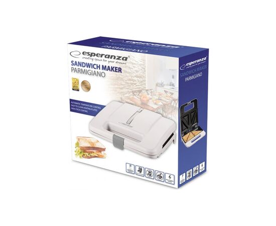 Сэндвичница Esperanza EKT010W, изображение 3 Сэндвичница Esperanza EKT010W, изображение 3