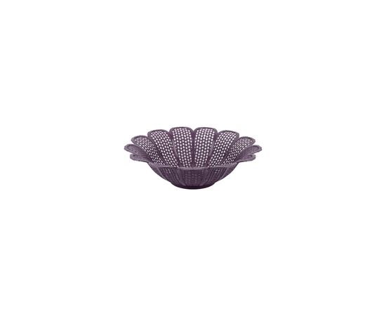 Хлібниця Violet House Віолетта 35 х 10 см Pium (0245 Виолетта PlUM круг. 35*10 с)