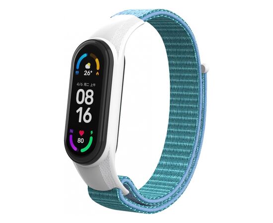 Ремешок для фитнес браслета Armorstandart нейлоновый для Xiaomi Mi Band 7/6/5/4 Light Blue (ARM69066)