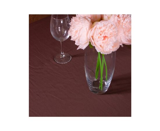 Скатерть MirSon Водонепроницаемая №401 Satin Waterproof Chocolate 140x300 см (2200006739388), изображение 2 Скатерть MirSon Водонепроницаемая №401 Satin Waterproof Chocolate 140x300 см (2200006739388), изображение 2