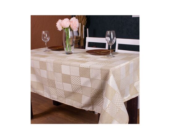 Скатерть MirSon Жаккард №301 Jacquard Olive 140x300 см (2200006739173)
