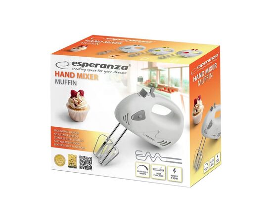 Миксер Esperanza EKM007WE, изображение 2 Миксер Esperanza EKM007WE, изображение 2