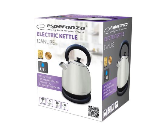 Электрочайник Esperanza EKK032X, изображение 2 Электрочайник Esperanza EKK032X, изображение 2