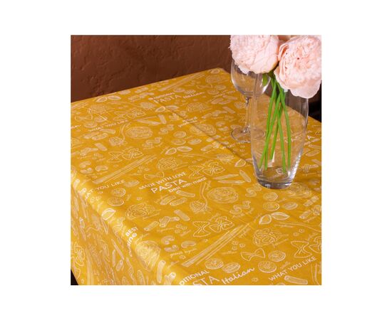 Скатерть MirSon Рогожа №201 Yellow Paste 130x220 см (2200006737711), изображение 2 Скатерть MirSon Рогожа №201 Yellow Paste 130x220 см (2200006737711), изображение 2
