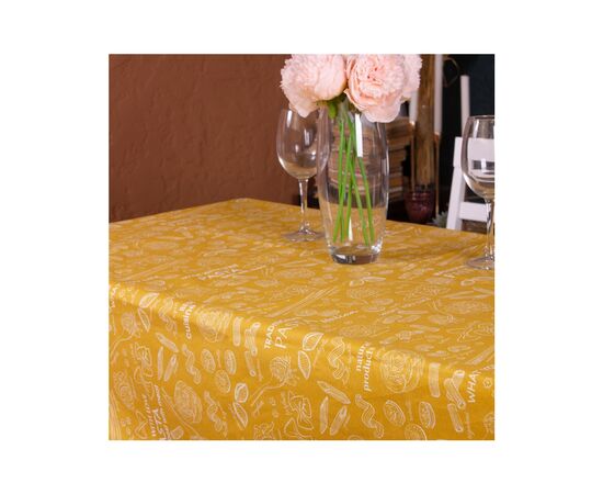 Скатерть MirSon Рогожа №201 Yellow Paste 130x220 см (2200006737711), изображение 3 Скатерть MirSon Рогожа №201 Yellow Paste 130x220 см (2200006737711), изображение 3
