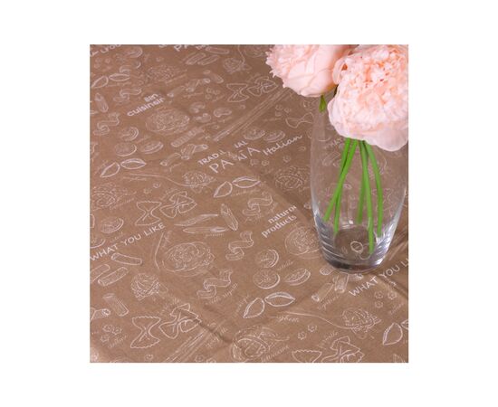 Скатерть MirSon Рогожа №202 Brown Paste 130x300 см (2200006737780), изображение 2 Скатерть MirSon Рогожа №202 Brown Paste 130x300 см (2200006737780), изображение 2