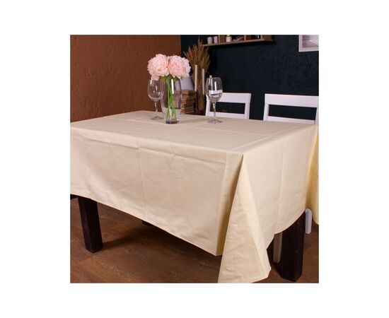 Скатертина MirSon Рогожа №204 Creamy 130x300 см (2200006737889)