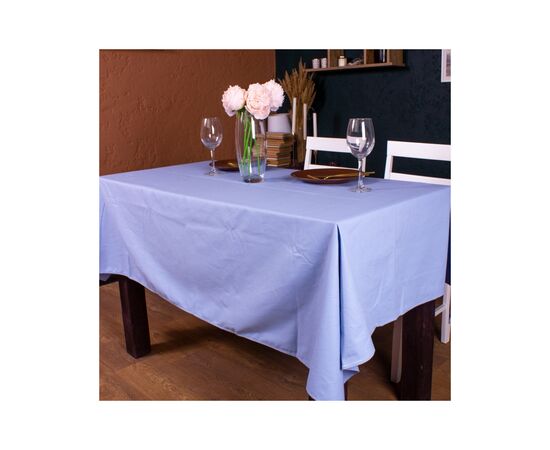 Скатертина MirSon Рогожа №206 Blue 130x180 см (2200006737957)
