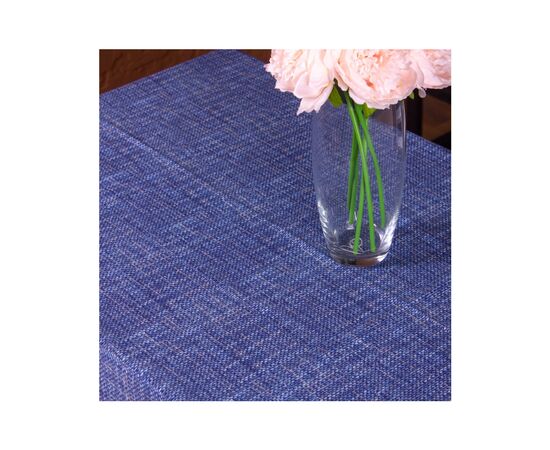 Скатерть MirSon Рогожа №209 Blue Binding 130x220 см (2200006738114), изображение 2 Скатерть MirSon Рогожа №209 Blue Binding 130x220 см (2200006738114), изображение 2