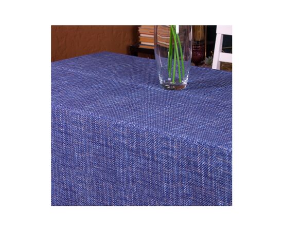 Скатерть MirSon Рогожа №209 Blue Binding 130x260 см (2200006738121), изображение 3 Скатерть MirSon Рогожа №209 Blue Binding 130x260 см (2200006738121), изображение 3