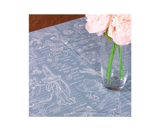 Скатерть MirSon Рогожа №211 Green Birds 130x180 см (2200006738206), изображение 2 Скатерть MirSon Рогожа №211 Green Birds 130x180 см (2200006738206), изображение 2