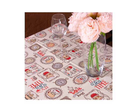 Скатерть MirSon Рогожа №218 Cream Services 100x130 см (2200006723349), изображение 2 Скатерть MirSon Рогожа №218 Cream Services 100x130 см (2200006723349), изображение 2