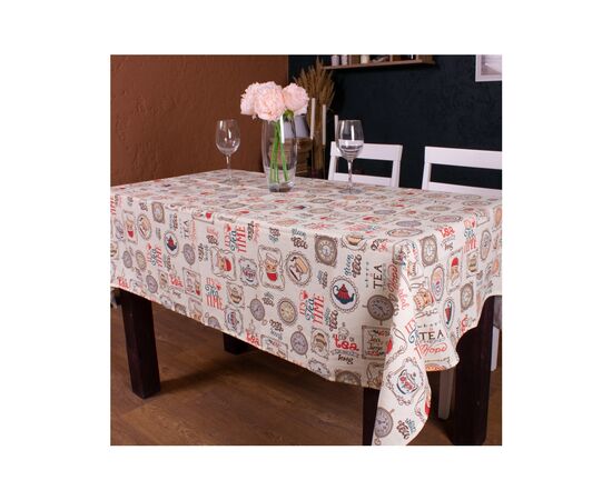 Скатерть MirSon Рогожа №218 Cream Services 100x130 см (2200006723349)