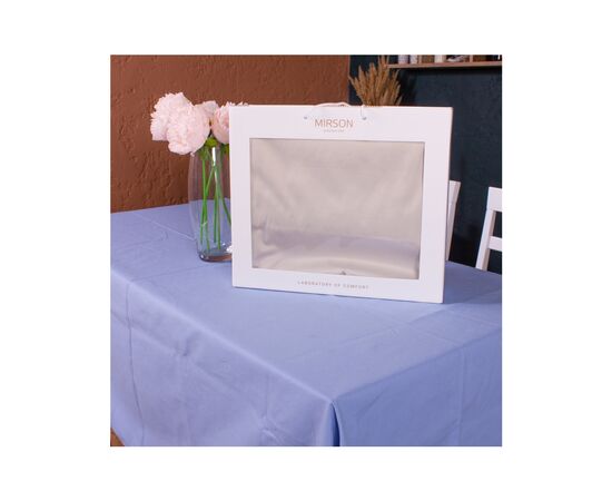 Скатерть MirSon Хлопок №001 Light Gray Strong 130x260 см (2200006737575), изображение 4 Скатерть MirSon Хлопок №001 Light Gray Strong 130x260 см (2200006737575), изображение 4