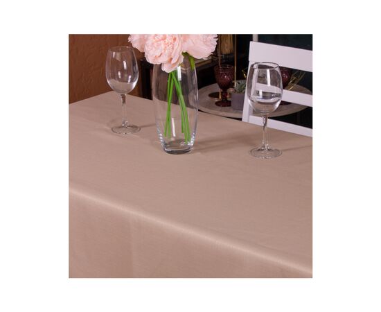 Скатерть MirSon Хлопок №002 Beige Strong 130x220 см (2200006737612), изображение 2 Скатерть MirSon Хлопок №002 Beige Strong 130x220 см (2200006737612), изображение 2