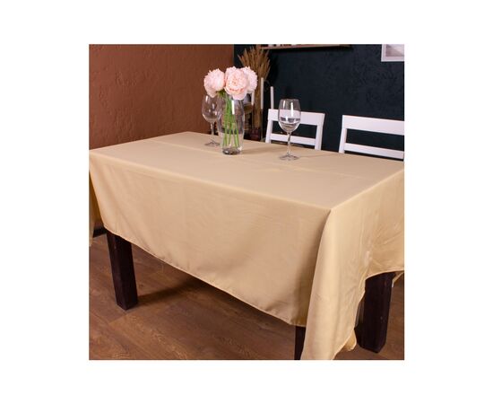 Скатерть MirSon Хлопок №003 Gold Strong 130x300 см (2200006737681)