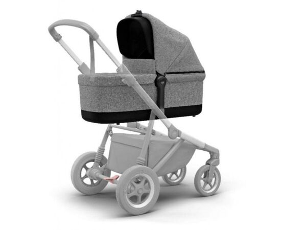 Люлька Thule Sleek Bassinet Grey Melange (TH11000100), зображення 4 Люлька Thule Sleek Bassinet Grey Melange (TH11000100), зображення 4