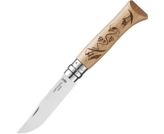Нож Opinel №8 Inox VRI "Skiing" (002188)