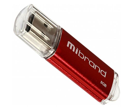 USB флеш накопичувач Mibrand 8GB Cougar Red USB 2.0 (MI2.0/CU8P1R)